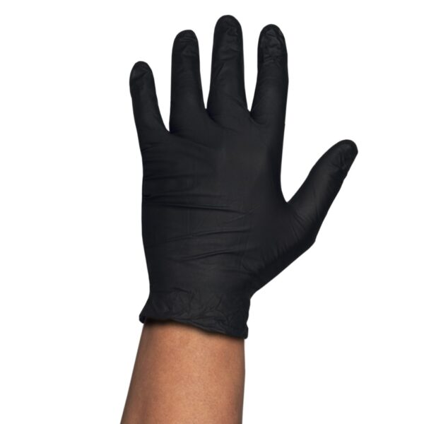 Guante desechable Nitrilo Negro 7.0 GRAMOS EXTRA GROSOR